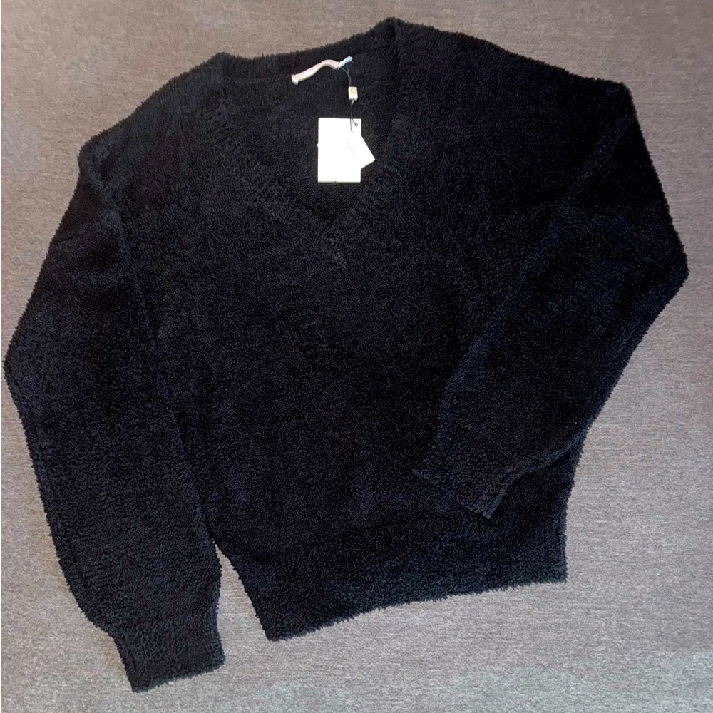 ByEgreis 2pc Woman XL cozy set long sleeve black, super soft and comfortable.